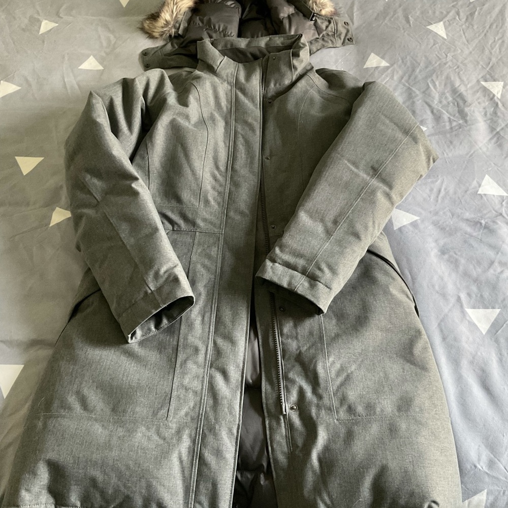 North Face mid length winter coat